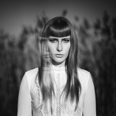 ghost / Black and White  photography by Model BEA AMBER ★25 | STRKNG