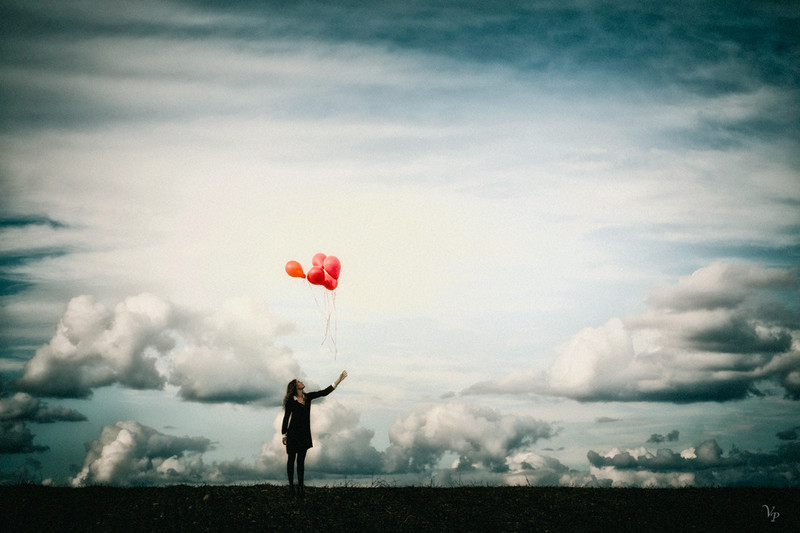 The red ballons - &copy; Valou Perron...Photography... | Creative edit