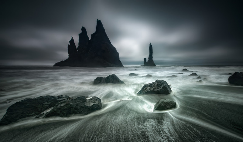 The Sea Stacks of Vík í Mýrdal - &copy; hpd-fotografy | Landscapes