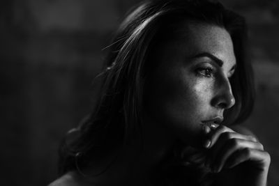 Thinking / Portrait  photography by Photographer Christoph Koch | STRKNG