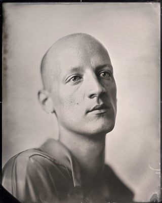 Dominik | 8x10 wetplate collodion tintype / Portrait  Fotografie von Fotograf Hannes Klotz ★6 | STRKNG