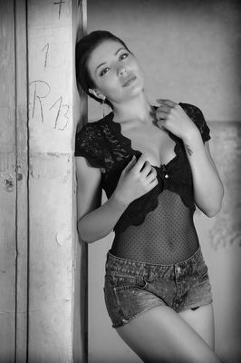 Mariya Pendryk / Schwarz-weiss  Fotografie von Model Mariya Pendryk ★3 | STRKNG