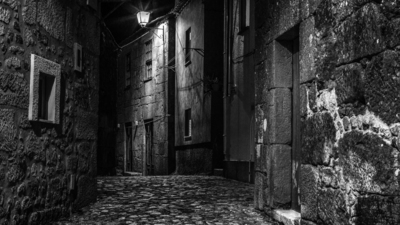 the still of the evening / Schwarz-weiss  Fotografie von Fotograf Graustufen | STRKNG