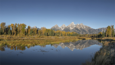 Schwabachers Landing in Wyoming / Landscapes  Fotografie von Fotograf Helmut Kleso | STRKNG