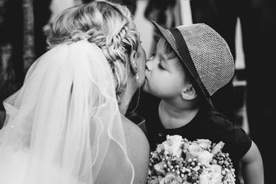 Kiss from a boy / People  photography by Photographer Ruhrpics Hochzeitsfotografie by M. Tiemann | STRKNG