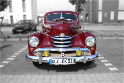 Opel Kapitän 1951 / Photomanipulation  photography by Photographer Fine Cars | STRKNG