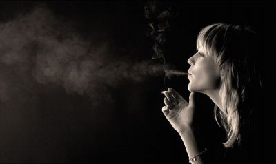 smoking young woman / Portrait  photography by Photographer MA-Photography ★3 | STRKNG