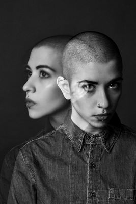 Selfportrait - Two Sides / Portrait  photography by Photographer Elena F. Barba ★2 | STRKNG