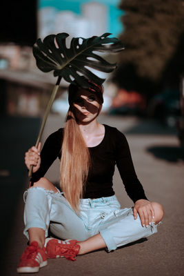 The Leaf / Portrait  photography by Photographer Andrea Grzicic ★2 | STRKNG