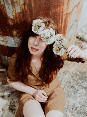 Red and Flowers / Fine Art  photography by Photographer Andrea Grzicic ★2 | STRKNG