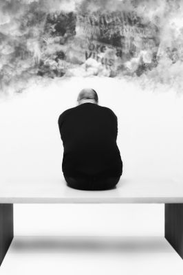 Schwarze Wolken / Conceptual  photography by Photographer lichtblicke.TIROL | STRKNG