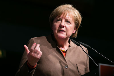 Dr. Angela Merkel, Bundeskanzlerin / Photojournalism  photography by Photographer Karsten Socher Fotografie | STRKNG