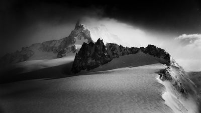 dent du géant / Schwarz-weiss  Fotografie von Fotograf knipserkrause ★2 | STRKNG