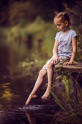 On the pond / Menschen  Fotografie von Fotograf Dmitry Stepanov ★1 | STRKNG