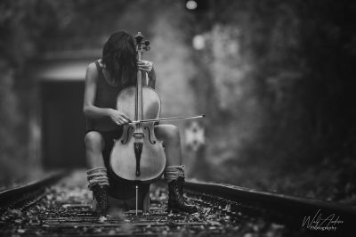 Cello / Black and White  photography by Model _black_velvet_3544 | STRKNG