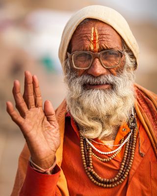 Sadhu, Varanasi, India / Portrait  Fotografie von Fotograf maheshguild ★3 | STRKNG