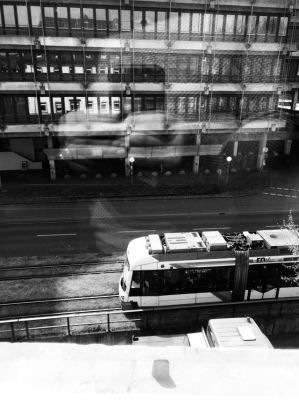 Tram / Black and White  photography by Photographer Fuketsuna Mahōtsukai | STRKNG