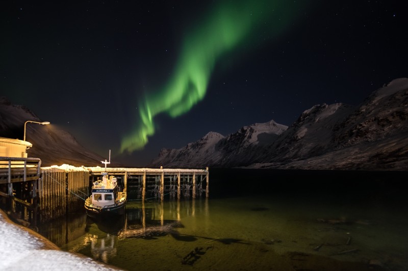 &quot;Aurora 1&quot; ready to go - &copy; bielefoto | Nacht