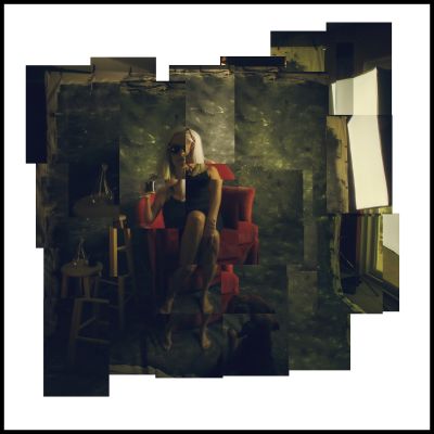 The Little Black Dress and the Tattered Red Chair / Abstrakt  Fotografie von Fotograf Greggory Wood ★7 | STRKNG