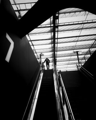 Up and Away / Black and White  photography by Photographer Tjeerd van der Heeft | STRKNG