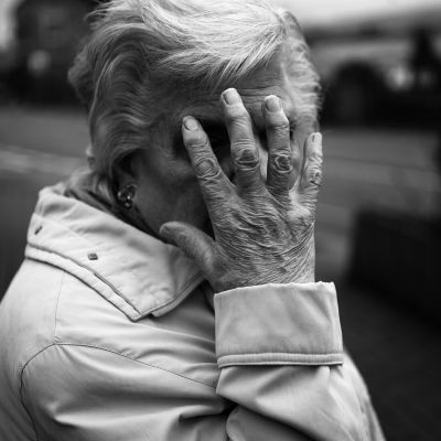 Sitting with Mother / Documentary  photography by Photographer Irena Siwiak Atamewan | STRKNG