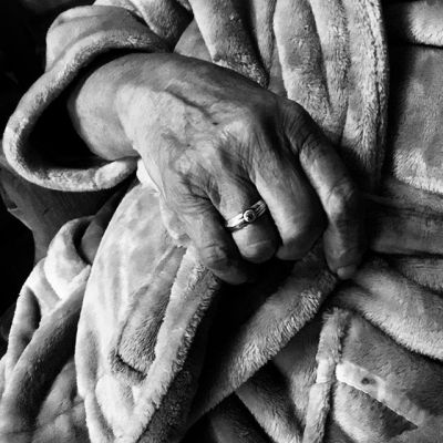 Sitting with Mother / Documentary  photography by Photographer Irena Siwiak Atamewan | STRKNG