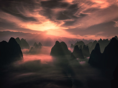 Ethereal sunrise / Landscapes  Fotografie von Fotograf Fabrizio Massetti ★5 | STRKNG