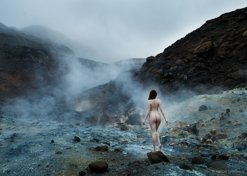 Goddess of the sulphur vapor - &copy; Håkon Grønning | Nude