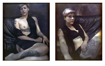 Youth [diptych], from the series Sisters (2021) / Fine Art  photography by Photographer Waldo Perez Cino ★1 | STRKNG