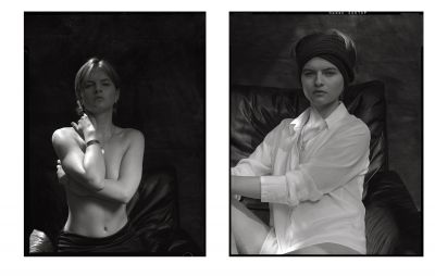 The judgement [diptych], from the series Sisters (2021) / Fine Art  photography by Photographer Waldo Perez Cino ★1 | STRKNG