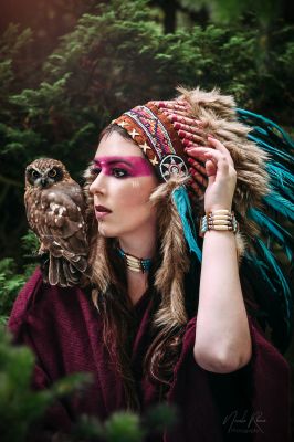 Indianer / Portrait  photography by Model SchwarzesFeuer ★1 | STRKNG