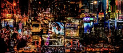 New York at Night / Abstract  photography by Photographer Ralf Kayser | STRKNG