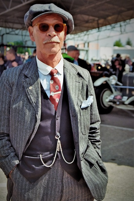 Classic old man with his car - Analogue Nikon - &copy; Markus-N | Street