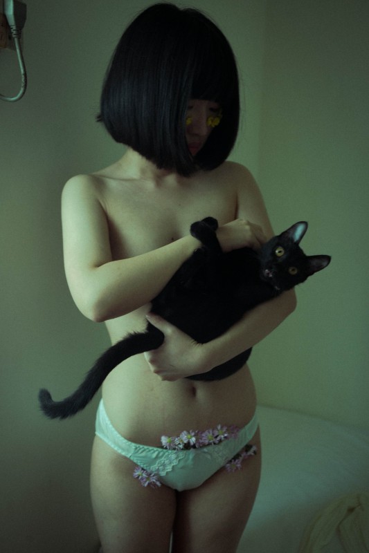 Black cat with owner - &copy; Yeh Shu Yu | Portrait