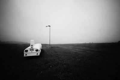 Rainy day on the airfield II / Black and White  photography by Photographer AndreasH. | STRKNG