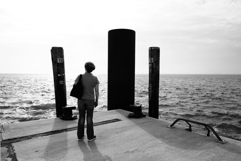 Gegenwind an der Nordsee - &copy; Heiko Westphalen | Black and White