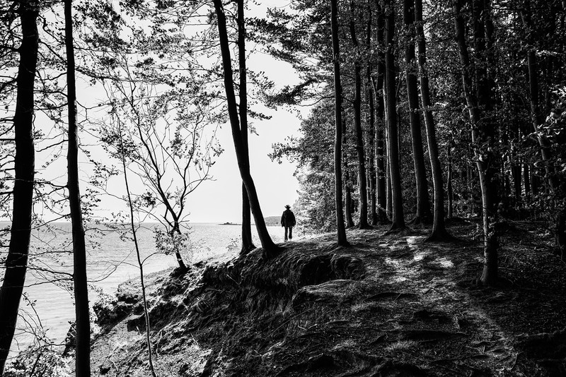 Wanderung mit Weitsicht - &copy; Heiko Westphalen | Schwarz-weiss