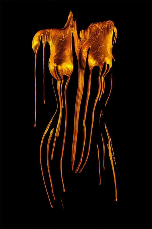 Schönheit für die Ewigkeit festgehalten - in Gold gegossen (KEIN KI, echte Farbe) - &copy; Kristian Liebrand - Profi-Aktfotograf | Fine Art