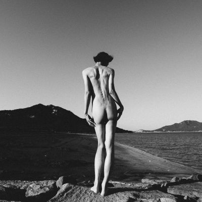 a fish on the shore / Nude  photography by Model rawfish ★8 | STRKNG