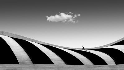 Cycling alone / Creative edit  photography by Photographer Sara goli | STRKNG