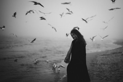 Die Vögel / Schwarz-weiss  Fotografie von Fotograf Cristian Trippel | STRKNG