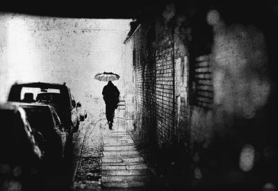 Regen in Berlin / Street  Fotografie von Fotograf Frank Andree | STRKNG