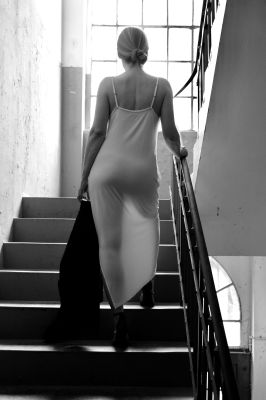 Upstairs / Fine Art  photography by Model Heike ★2 | STRKNG