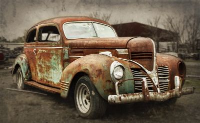 Dodge Vs. Rust / Creative edit  photography by Photographer Rob Heber | STRKNG