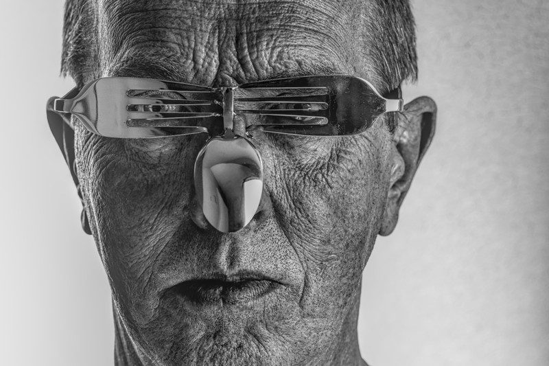 Fork Goggles - &copy; Franz Hein | Black and White