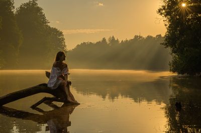 Abend am See... / Menschen  Fotografie von Fotograf Marcus Loeken | STRKNG