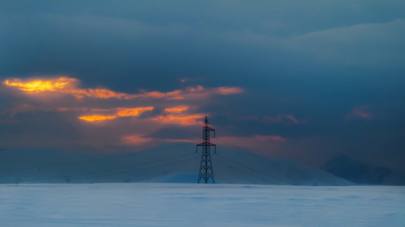 Sceinc view of snow covered land against sky - &copy; Sina Shahjani | Landscapes