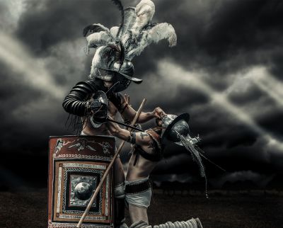 Römerschlacht - Roman battle / Fine Art  Fotografie von Fotografin Issi Art | STRKNG