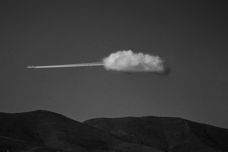 Airplane smoke - &copy; FarbodBavehie | Fine Art