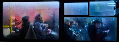 From red to blue / Street  photography by Photographer Dmitrii Solodukhin ★1 | STRKNG